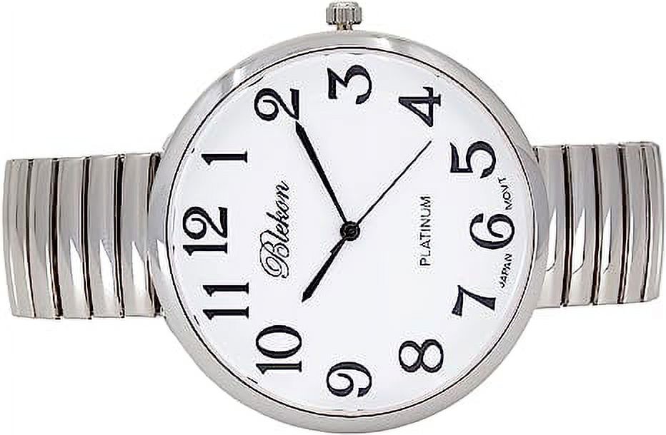 Blekon Collections Women's Large Face Stretch Band Watch photo 5
