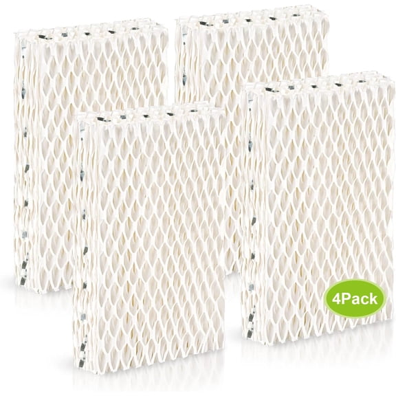 4 Pack WF813 Humidifier Filters Wick Replacement Compatible with ReliOn RCM-832 RCM-832N WF813 DH832 ProCare PCWF813 Equate EQWF813 EQ-2119-UL Duracraft DH-830 Cool Mist Humidifier Filters