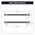 thumbnail image 7 of Belwith-Keeler B077090-CH 3.75 in. Fuller Cup Pull, Chrome, 7 of 7