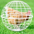 thumbnail image 1 of Poulailler Mobile en Forme de Balle, Cage Ronde Roulable pour Poules d'Extérieur, Filet de Marche Sécuritaire pour Pigeons Lapins Canards, Cage Balle de Sécurité pour Poules pour la Sécurité des Animaux de Compagnie Ferme Extérieure, Cage Mobile en Forme de Balle pour Animaux Volaille, 1 of 9