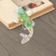 thumbnail image 5 of Figura realista de pez koi de la suerte, miniadorno de resina, escultura creativa de animal. Verde, 5 of 9