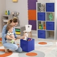 thumbnail image 3 of Sorbus Collapsible Fabric Cube Storage Bin (13" x 13"), Royal Blue, 3 of 6
