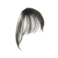 thumbnail image 2 of Lingouzi Jianlaile Clip in Air Bangs Human Hair Extensions One Piece Front Neat Air Fringe Hand Tied Straight Flat Bangs Clip on Hairpiece Wire Extension Natural Wig for Women, 2 of 6