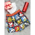 thumbnail image 5 of Mickey Mouse and Friends Comic Style Men's Male Boxer Lounge Shorts 17MK568MBXYT, 5 of 7