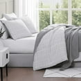 thumbnail image 4 of Casa Platino Queen Size Comforter Set – Duvet Insert Queen Size - Ultra Soft & Cozy Brushed Microfiber Queen Size Bedding Set with Queen Comforter & 2 Queen Shams – White Base Grey Dot, 4 of 9