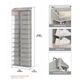 thumbnail image 3 of Better Homes & Gardens 24-Tier Over The Door Shoe Organizer Shelf, 3 of 10