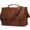 Brown(18 in), variant on Mens Messenger Bag 17 Inch Waterproof Vintage Leather Laptop Briefcase Satchel Bag Computer Shoulder Bag Large Laptop Bag for Office Business Travel College,Browm