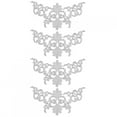 thumbnail image 3 of Clothing Accessories,4PCS Embroidered Patch Sewing Cloth Sticker Sewon Appliques Enhanced Durability, 3 of 8