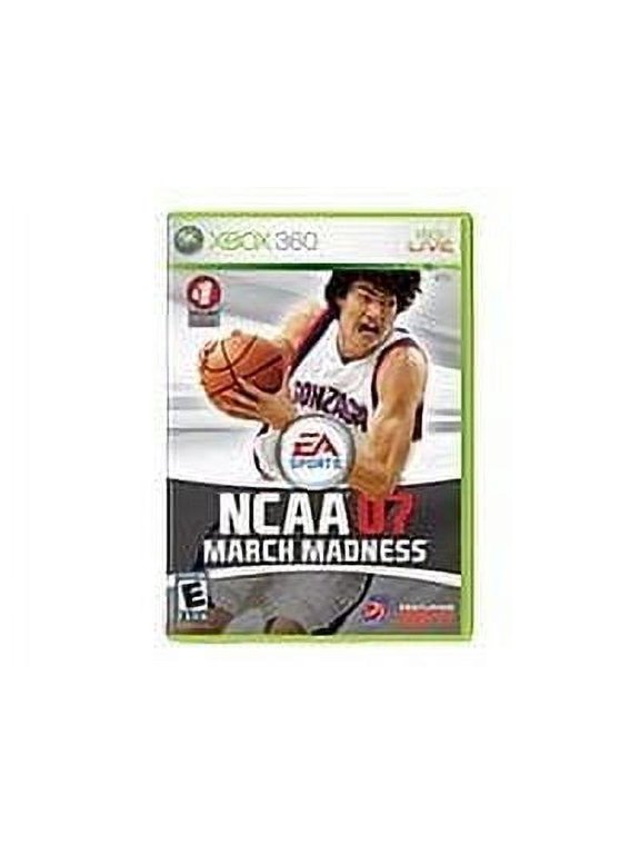 Restored NCAA March Madness 07 Video Game for Xbox 360, Sports & Racing Genre, 4 Offline Players