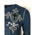 thumbnail image 5 of Xtreme Couture by AFFLICTION Men's L/S T-Shirt PRO FAITH THERMAL Biker MMA, 5 of 11