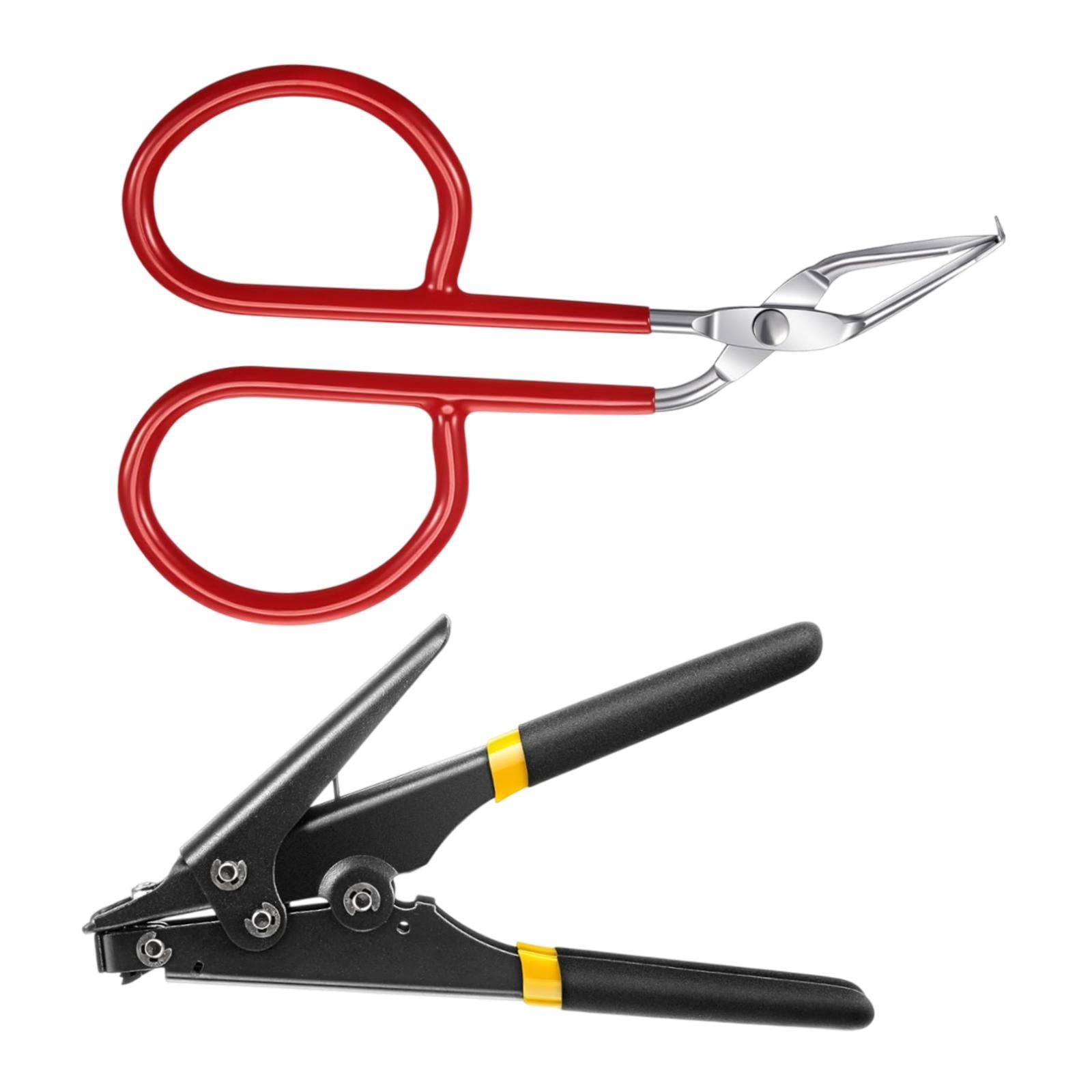 koolsoo 2 Pieces Zip Tie Cutter Cable Tie Opener Efficient Hand Tool Multifunctional for DIY Enthusiasts Portable Cable Tie Tools Set