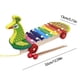 thumbnail image 3 of Juguetes Para Niño Xilófono de madera con forma de pavo real, juguete de arrastre con teclas y mazos de colores para el desarrollo musical temprano en niños de 1 a 3 años. Juguetes Para Bebe 1 Año, 3 of 6