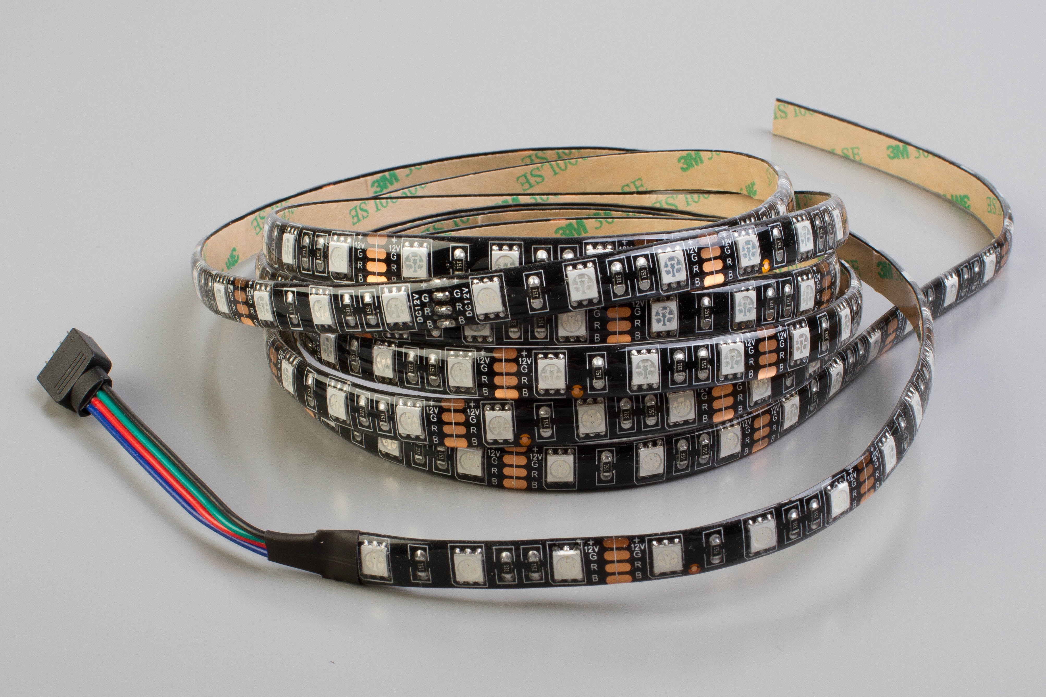 LEDupdates 32ft RGB LED strip tape light Color change with Wireless remote and UL power