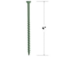 thumbnail image 4 of Grip-Rite PrimeGuard Plus #10 x 4 in. Green Wood to Wood Deck Screw 1lb., 4 of 8
