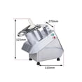 thumbnail image 4 of Commercial Vegetable Cutter Kitchen Canteen Vegetable And Fruit Cutting And Dicing Machine Clean Vegetable, 4 of 6