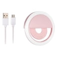 thumbnail image 1 of Luz USB para carga de teléfono portátil con luz LED Selfie - Rosa, 1 of 9