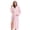 Light Pink, variant on Womens Fleece Hooded Robe, Soft Fluffy Long Warm Bathrobes Plush Loungewear,(Light Pink,L-XL)