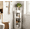 White, variant on YQ JENMW Multi-Tier Corner Shelf Unit, Wooden Vertical Storage Rack, Space Saving Open Display Stand for Living Room Bedroom Adult Home Organization