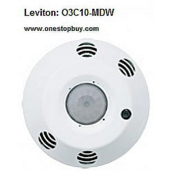 Leviton ODC Multi-Technology Ceiling-Mount Vacancy Sensor, 1,000 Sq. Ft.