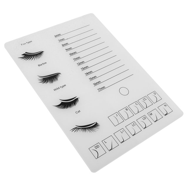 unbranded Organizador Transparente Para Extensiones De Pestañas Con Material Acrílico Duradero Para Uso
