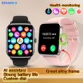 thumbnail image 2 of Reloj Inteligente Unisex Con Pantalla Grande TFT HD De 4,85 Cm Con Llamada BT, Llamada Inalámbrica Para Teléfonos Android E IOS, Reloj Inteligente Con Monitoreo De Frecuencia Cardíaca Y Presión Arteri, 2 of 4