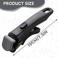 thumbnail image 6 of Removable Cookware Handle for Pots and Pans, Detachable Replacement Handle with One-Button Release, Universal Style Grip for Compatible Cookware, 6 of 6