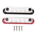 thumbnail image 2 of Barra de distribución de batería base de esquina redonda de 12 V-48 V bloque de distribución de terminales de 2 piezas 6 canales 150 A para sistemas solares de coche ANGGREK Otros, 2 of 8