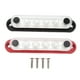 thumbnail image 1 of Barra colectora de batería de 2 uds 6 X 5/16 pulgadas M8 150A bloque de distribución de energía de 6 canales con cubierta para sistemas solares de vehículos 12V-48V, 1 of 8
