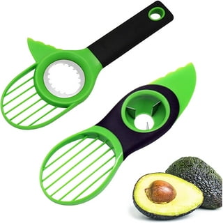 Multifunctional Avocado Knife Pit Removal and Segmentation Device 2-in-1  Meat Digging Spoon Cutting Avocado Slicer Kitchen Tool