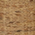 Household Essentials Large Round Water Hyacinth Wicker Storage Basket