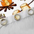 thumbnail image 4 of Erosebridal Camping Campfire Barbecue Blackout Curtains Set of 2 (52x84 Each) for Boys Girls,Adventure Theme Funny Food Window Curtains for Kids Teens,Luxury Bedroom Decor, 4 of 6