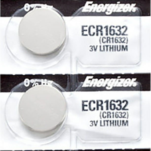 2 Piles Energizer CR1632, Batterie au Lithium 1632