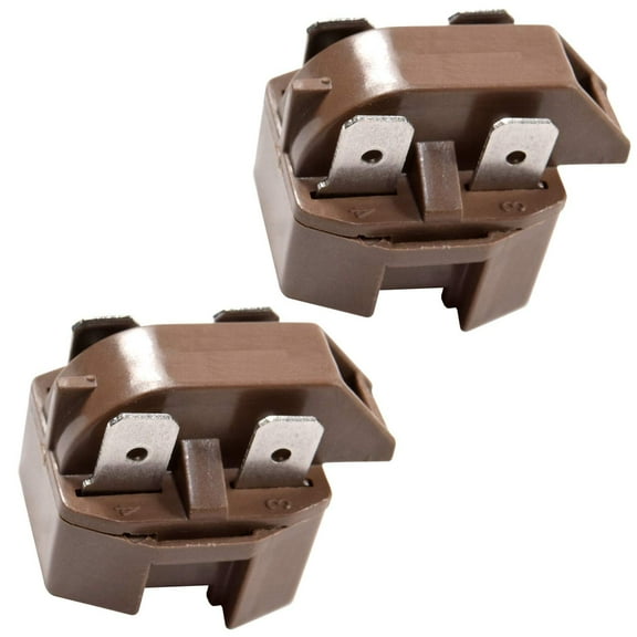 HQRP 2-Pack PTC Start Relays / Starter Replacement works with Roper RS20CKXAW00 RS22AMXVW00 RS25AGXNQ00