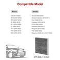 thumbnail image 2 of Puroma Cabin Air Filter with Activated Carbon, Compatible with CP134, CF10134, Honda, CR-V, Passport, Civic, Odyssey, Accord, Pilot, Crosstour, Acura ILX, MDX, ZDX, RLX, RDX, TSX, TLX, 2 of 6
