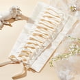 thumbnail image 5 of Wedding Gown Corset Kit Zipper Replacement 18x12 Adjustable Fit Satin Corset Back Kit Lace Up with Lace up Dress Cord Back for Formal Prom Dress Zipper Extender DIY, 5 of 6