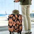 thumbnail image 3 of Stretch Luggage Cover S(18-20in)– Elastic Travel Suitcase Protector with Handle Openings & Bottom Closure, Washable Polyester Spandex Suitcases Cover, Leopard Animal Print, 3 of 5