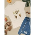 thumbnail image 3 of Strombe Shells T-Shirt Women -Denis Diderot Designs, Female Small, 3 of 4