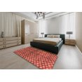 thumbnail image 4 of Ahgly Company Tapis d'Intérieur Rectangulaire Abstrait Rouge Tapis de Zone Abstrait, 2 Pieds x 5 Pieds, 4 of 6