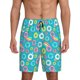 thumbnail image 1 of Fotbe Donut Pantalones Cortos de Pijama para Hombre, Ropa de Dormir, Pantalones de Pijama Cortos para Hombre-Small, 1 of 6