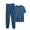 Blue., variant on Women's Summer Loose Matching Set,2 Piece Plus Size Casual Outfits,Short Sleeve Top Ankle Length Pants Summer Loungewear Outdoor Casual Set