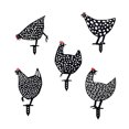 thumbnail image 2 of Billuyoard 5 uds pollo jardín decoración pollo patio arte gallina decoración para jardín patio trasero césped estacas plástico gallina patio Decoración del hogar, 2 of 5