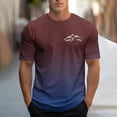 thumbnail image 1 of Tops para hombre, blusas y camisas de cuello redondo y manga corta para hombre, camisetas deportivas informales a la moda con estampado para hombre, blusas de cuello redondo y manga corta, blusas para, 1 of 4