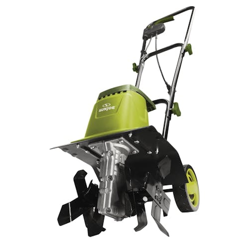 Restored Scratch and Dent Sun Joe TJ602E Electric Garden Tiller + Cultivator 12inch 8Amp