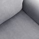 thumbnail image 2 of Funda para sofá de felpa Decdeal en gris claro, tamaño individual, ideal para una sola persona., 2 of 7