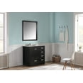 thumbnail image 4 of Anzzi 35 x 36 in. Chateau Bath Vanity with Carrara White Marble Top & White Basin, Rich Black, 4 of 8