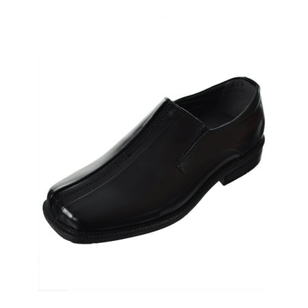 Boys Deer Stags Wings Slip-on Loafers - Black 5