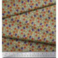 thumbnail image 2 of Soimoi Rayon Fabric Trophy,Timer Clock & Basketball Sports Print Sewing Fabric Yard 56 Inch Wide, 2 of 3