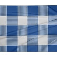 thumbnail image 4 of oneOone Polyester Lycra Blue Fabric Gingham Check Craft Projects Decor Fabric Printed By The Yard 56 Inches Wide, 4 of 4