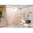 thumbnail image 5 of Glass Warehouse GW-WH-74.5-PB Illume 78" High X 74-1/2" Wide Hinged Frameless Shower Door, 5 of 7