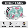 thumbnail image 5 of Sikiie Flamingo Print Flip Double-layer Pencil Case, All-purpose Stationery Bag for Study and Office, Zipper Design, Unisex, 5 of 7